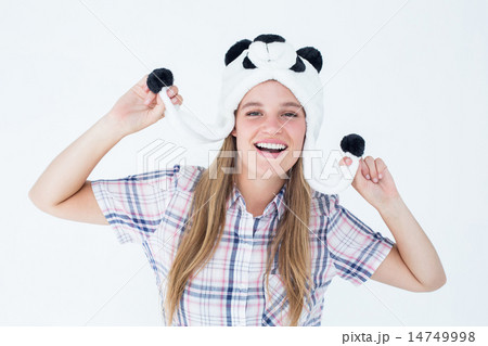 Geeky hipster smiling at camera 14749998