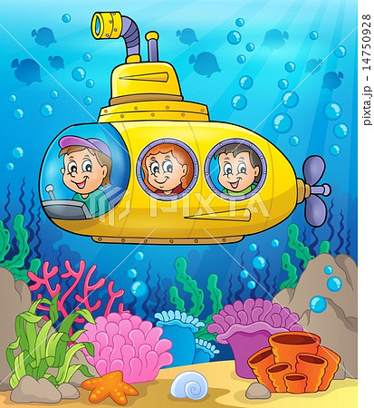 Submarine Theme Image 2のイラスト素材