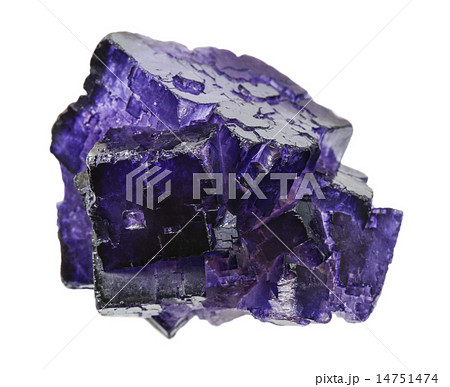 Purple flourite crystals Purple flourite crystals 14751474