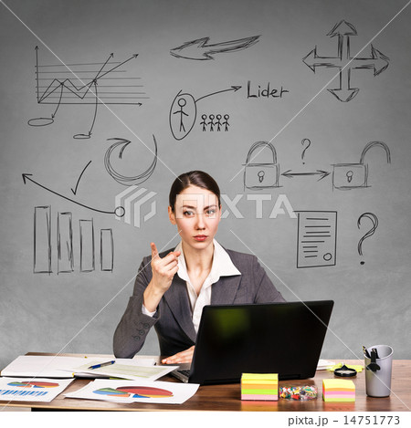 Young businesswoman Young businesswoman 14751773