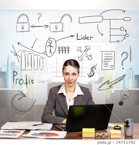 Young businesswoman Young businesswoman 14751792