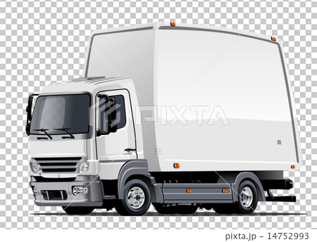 Cartoon delivery or cargo truck 14752993