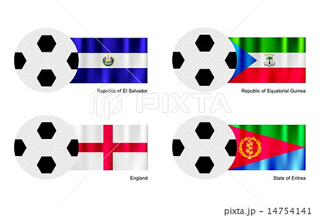 Football Equatorial Guinea,England Eritrea Flag