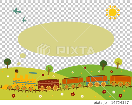 Field and train (white back) 14754327