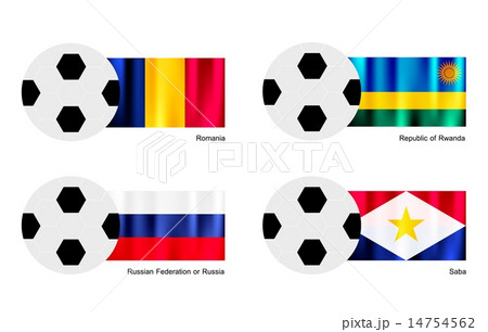 Romania, Rwanda, Russia and Saba Flag