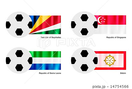 Seychelles, Singapore, Sierra Leone Sikkim Flag