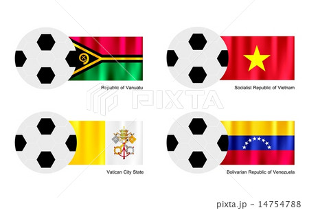 Vanuatu, Vietnam, Vatican Venezuela Flag