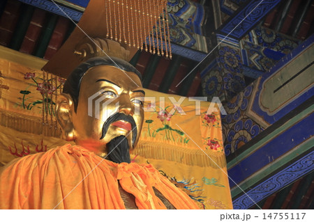 中国 たく州 三義宮 劉備像 中国 たく州 三義宮 劉備像 14755117