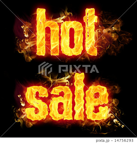 Fire Text Hot Sale 14756293