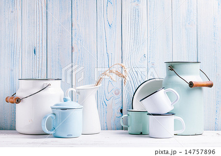 Enamelware still life Enamelware still life 14757896
