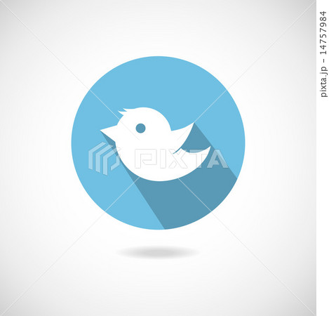 Bird social media icon. Bird social media icon. 14757984