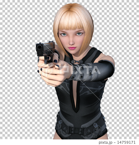 Female fighter 14759171