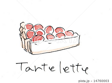タルト フランス菓子のイラスト素材
