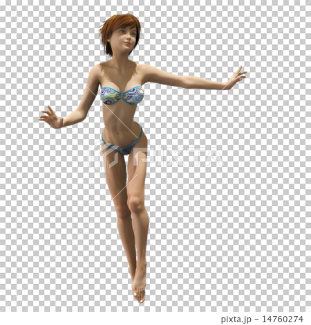 身體泳衣女性收緊和收緊 14760274