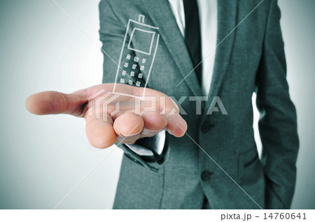 businessman with a phone 14760641