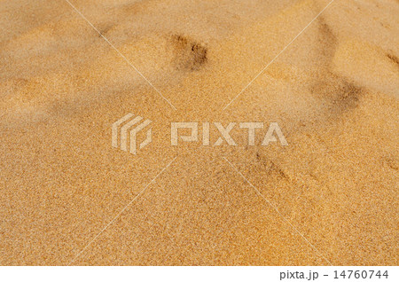 sand of a beach or a desert or a sandpit 14760744