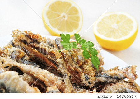 spanish boquerones fritos, battered and fried anchovies typical 14760857