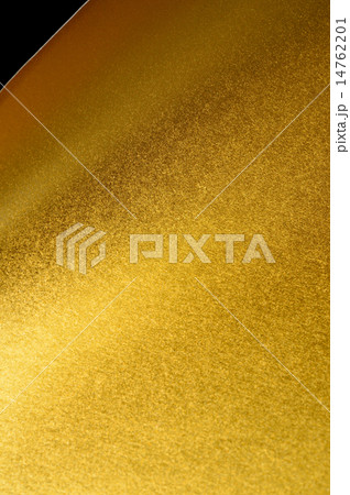 注意）金属ではなく紙です。拡大すると金色の紙のテクスチャ。 14762201