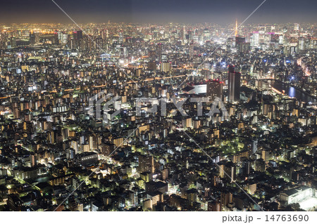 東京スカイツリーからの夜景 東京スカイツリーからの夜景 14763690