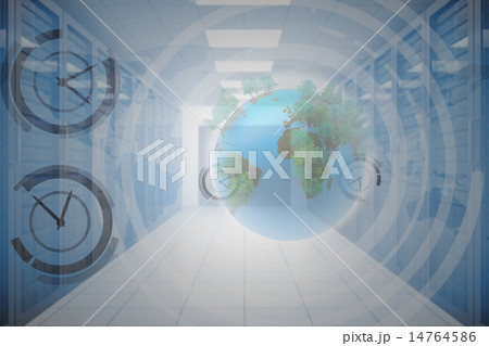 Composite image of earth with forest 14764586