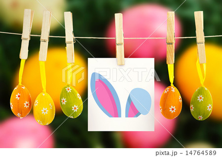 Composite image of easter bunny ears 14764589