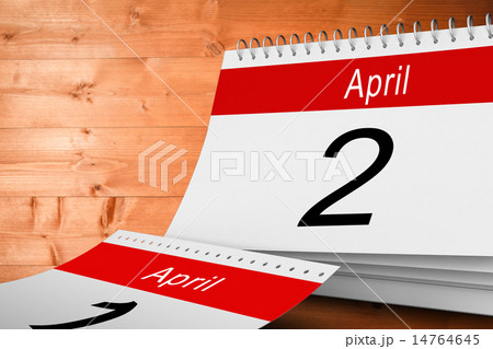 Composite image of april calendar Composite image of april calendar 14764645