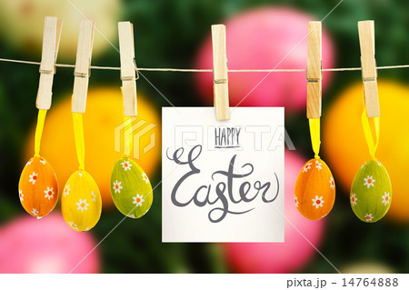 Composite image of happy easter graphic Composite image of happy easter graphic 14764888