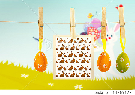 Composite image of easter bunnys Composite image of easter bunnys 14765128