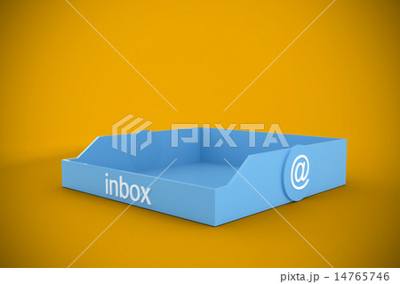 Composite image of blue inbox Composite image of blue inbox 14765746