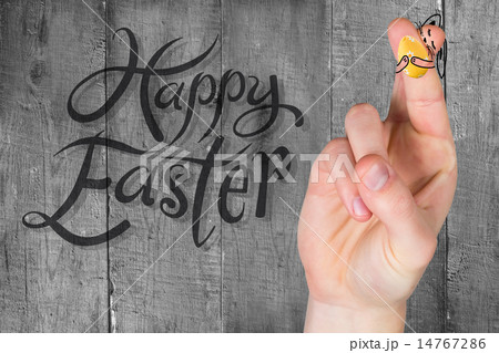 Composite image of fingers as easter bunny 14767286