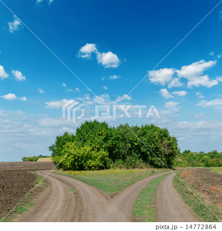 two dirty road and clouds on sky two dirty road and clouds on sky 14772864