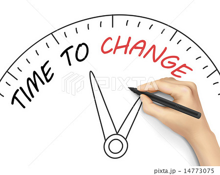 掛け時計 時計 書くのイラスト素材