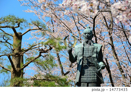 浜松城公園 徳川家康像の春 浜松城公園 徳川家康像の春 14773435
