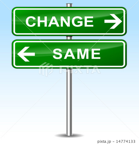 Change and same sign concept 14774133