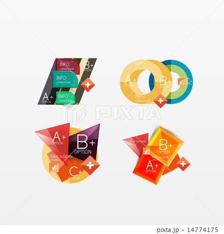 Collection of modern business infographic templates Collection of modern business infographic templates 14774175