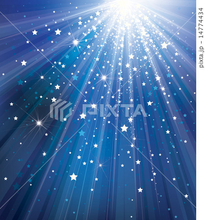 Vector sky background with lights and stars. 14774434