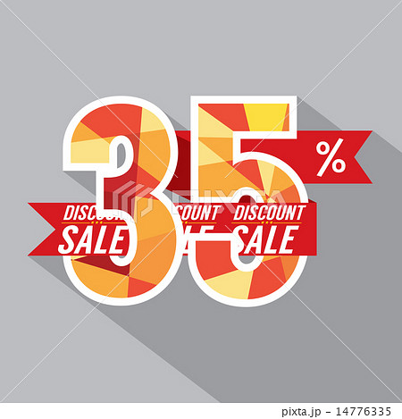 Flat Design Discount 35 Percent Off 14776335