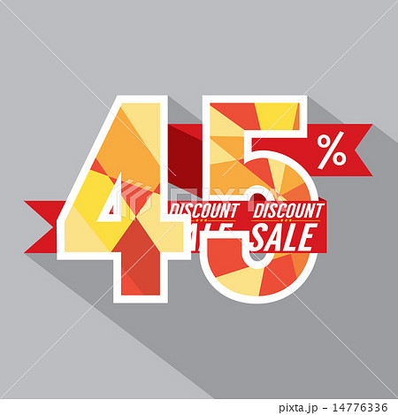 Flat Design Discount 45 Percent Off 14776336