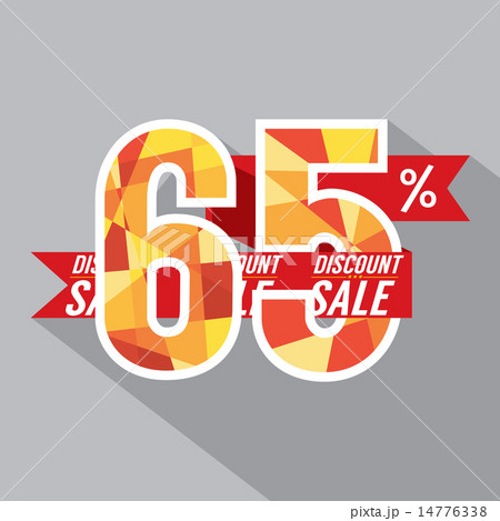 Flat Design Discount 65 Percent Off 14776338