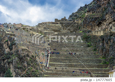 Ollantaytambo ruins peruvian Andes  Cuzco Peru 14777605