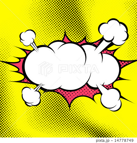 Big retro style comic book explosion cloud Big retro style comic book explosion cloud 14778749