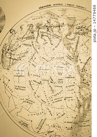 アンティークの天体図 14779466