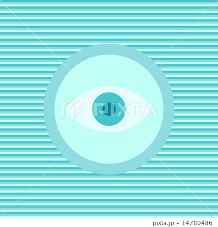 Eye color flat icon 14780486