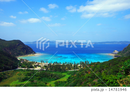 沖縄・離島・渡嘉敷島・とかしくビーチ 14781946