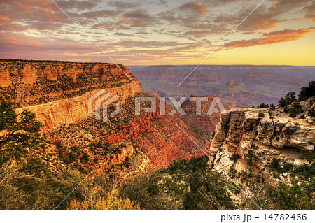 The Grand Canyon at sunset The Grand Canyon at sunset 14782466