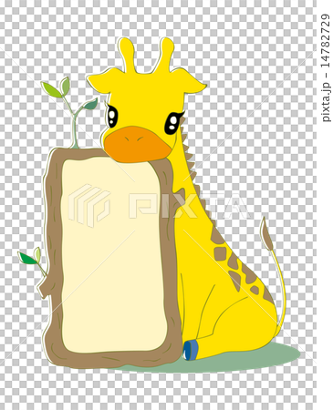 Giraffe and frame 14782729