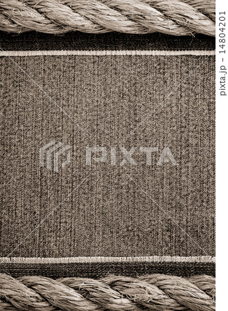 ship ropes and jeans background 14804201