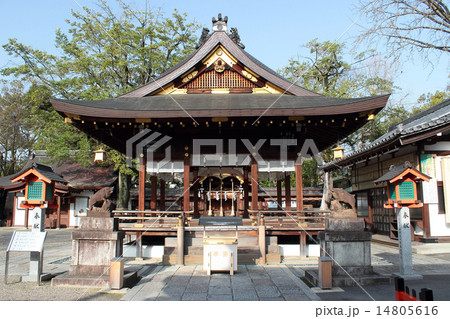 京都　護王神社　舞殿 14805616
