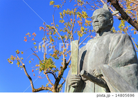3月愛知 豊臣秀吉像(秀吉誕生の地・常泉寺) 14805696