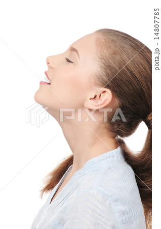 Young beauty woman with green dill Young beauty woman with green dill 14807785